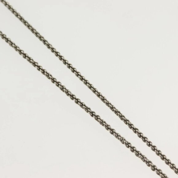 LOUIS VUITTON DJ Vocabulary Necklace metal Silver M69458 LV Auth 138915 - Picture 5 of 16